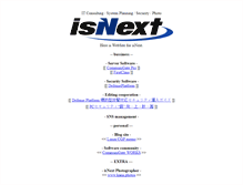 Tablet Screenshot of isnext.net